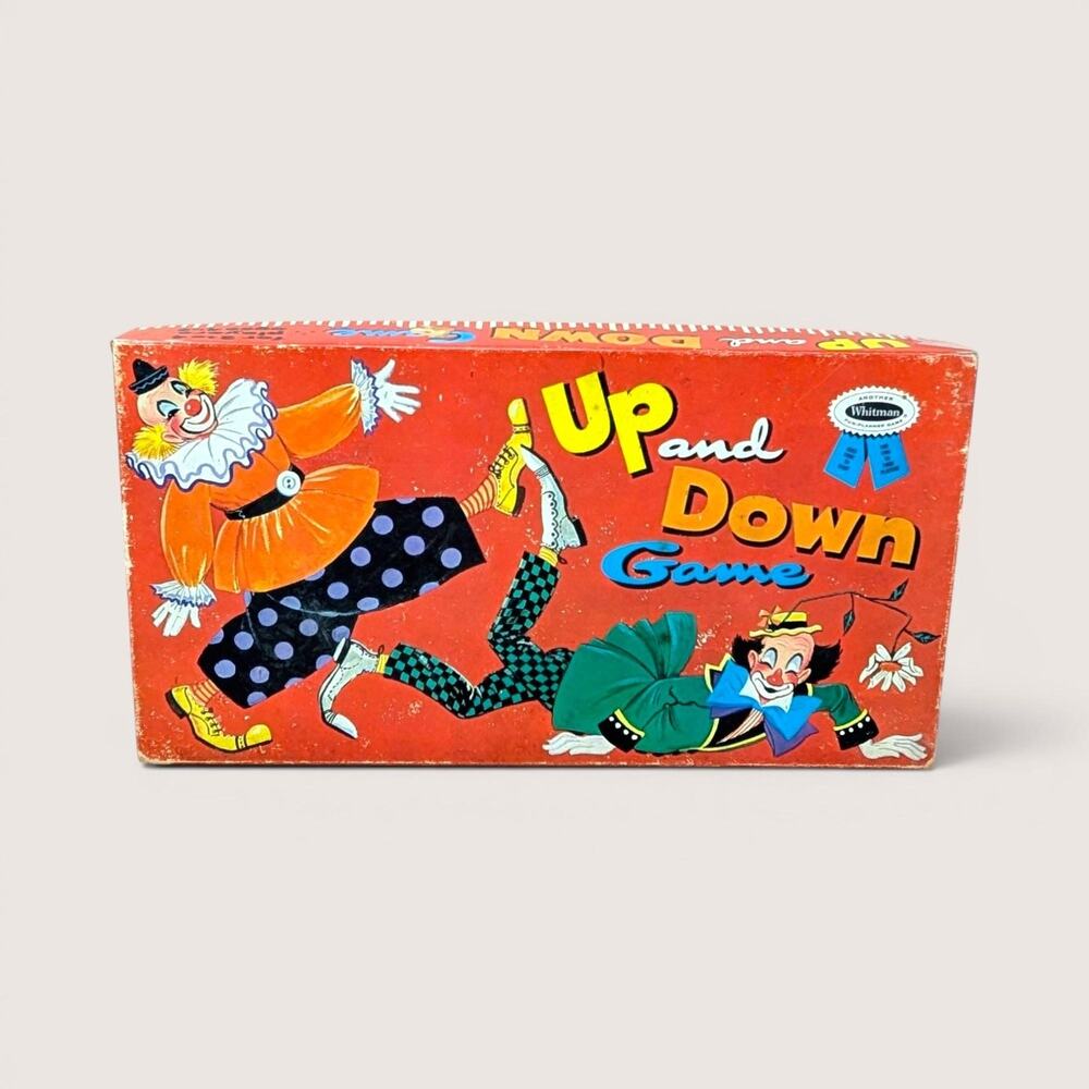 1960s Whitman Up And Down Board Game